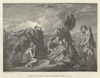 Death of General Wolfe before Quebec in 1759 by Benjamin West